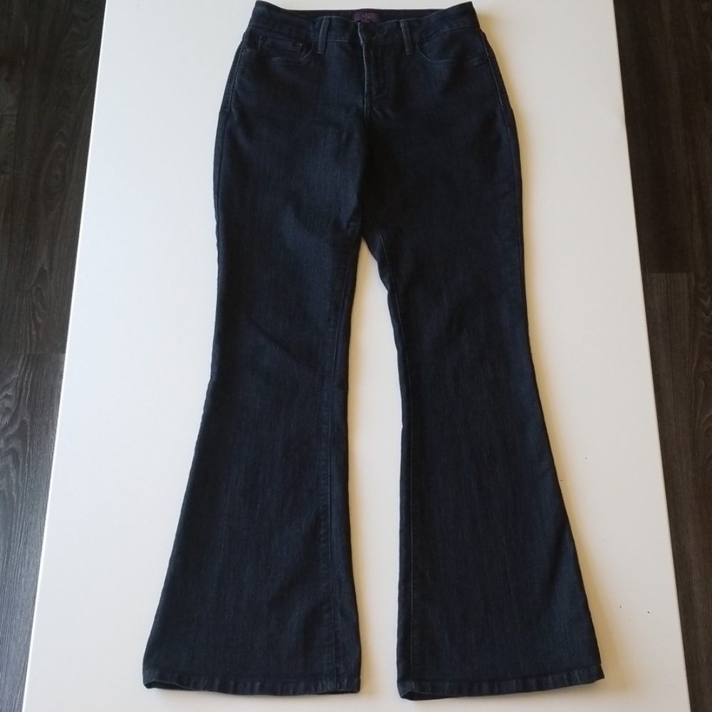 NYDJ  Farrah Jeans, dark enzyme wash